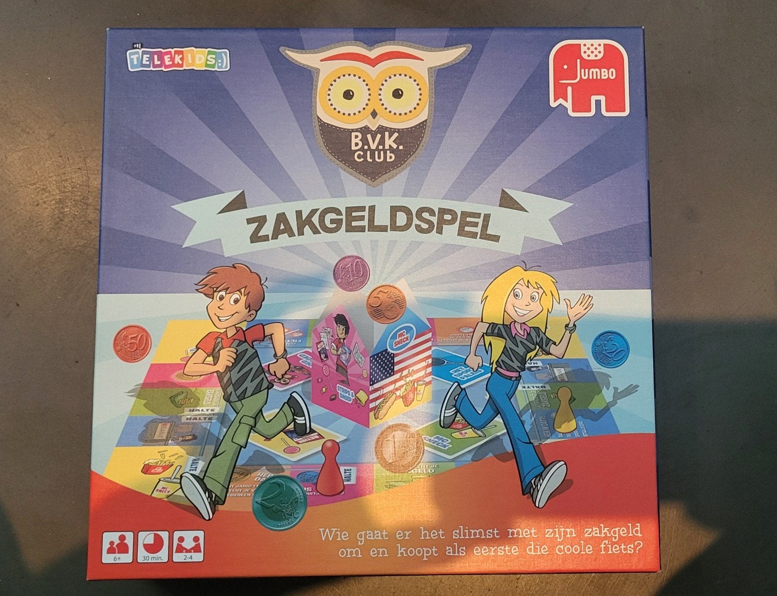 Jumbo Zakgeldspel - Leer slim omgaan met geld, Drie of vier spelers, Ophalen of Verzenden, Gebruikt, Jumbo