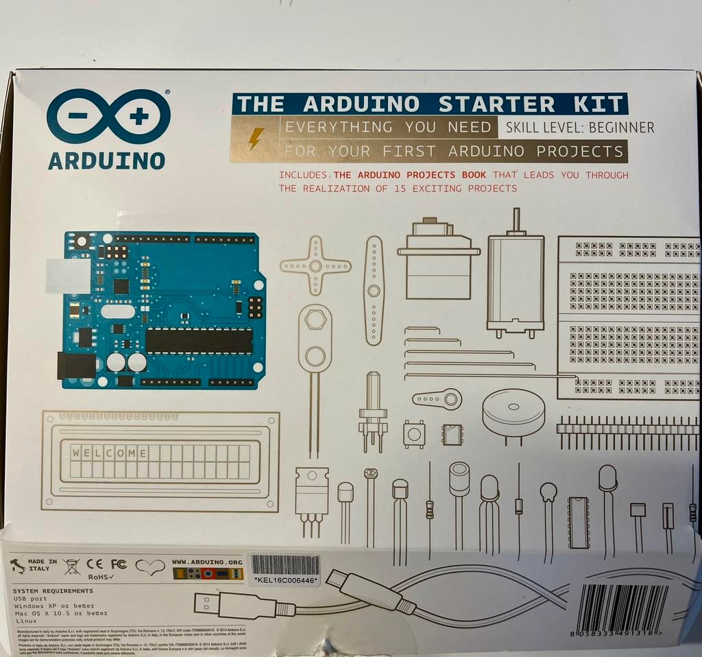 Arduino Starter Kit compleet, Ophalen of Verzenden, Zo goed als nieuw, Overige typen