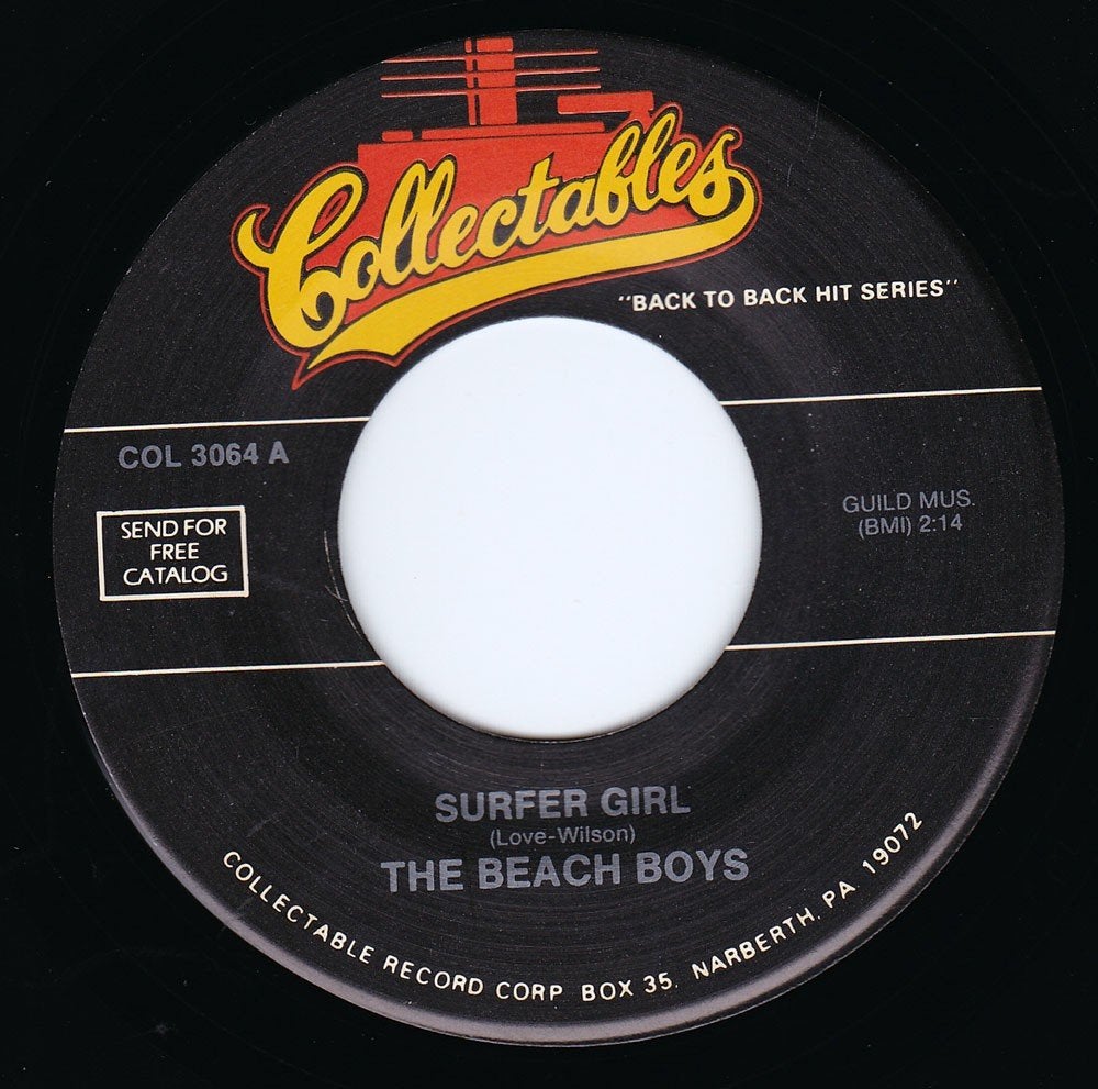 The Beach Boys - Surfer Girl / Surfin' Safari 7", 7 inch, Single, Ophalen of Verzenden, Zo goed als nieuw