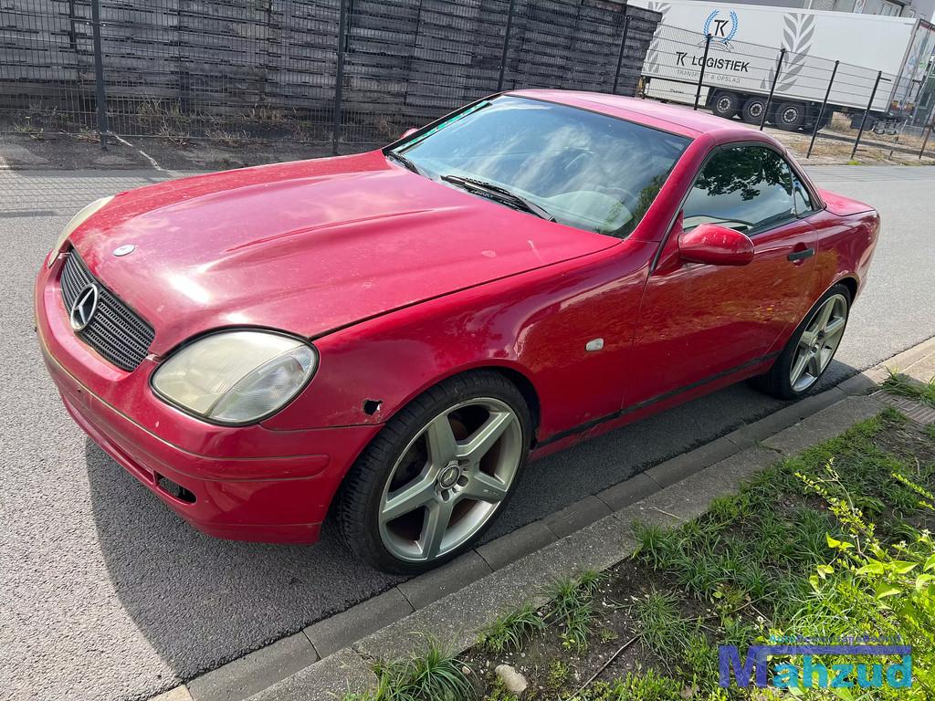 SLK R170 Veerpoot fusee spiraal veer remklauw uitlaat aandri, Gebruikt, Mercedes-Benz AG, Mercedes-Benz, Ophalen of Verzenden