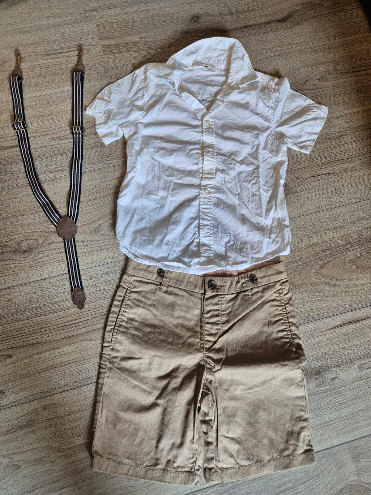 Net pak H&M maat 116 met bretels, H&M, Ophalen of Verzenden, Zo goed als nieuw, Setje
