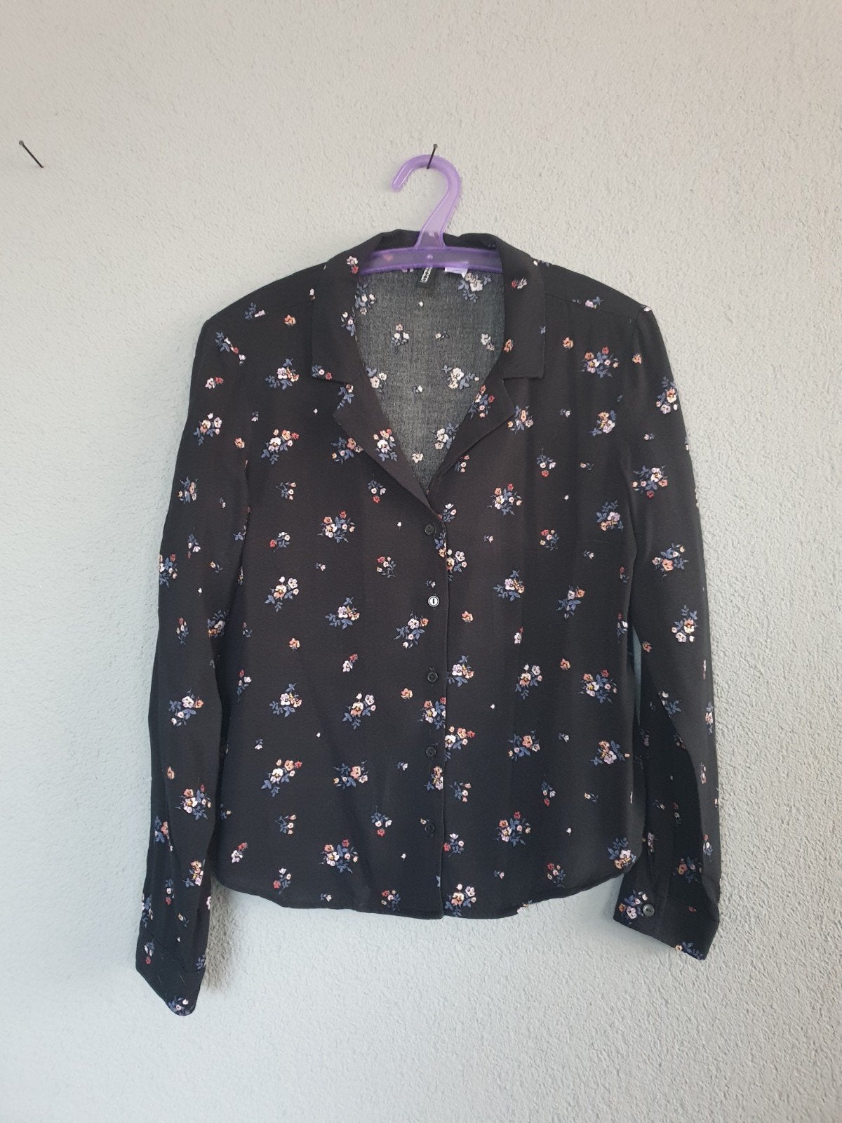 H&M blouse maat XS, H&M, Verzenden, Zwart, Zo goed als nieuw