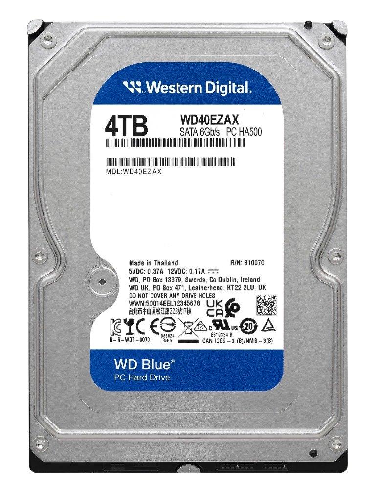 WD Blue WD40EZAX 4TB Harde Schijf, Computers en Software, Harde schijven, Intern, Ophalen of Verzenden, Zo goed als nieuw, Desktop