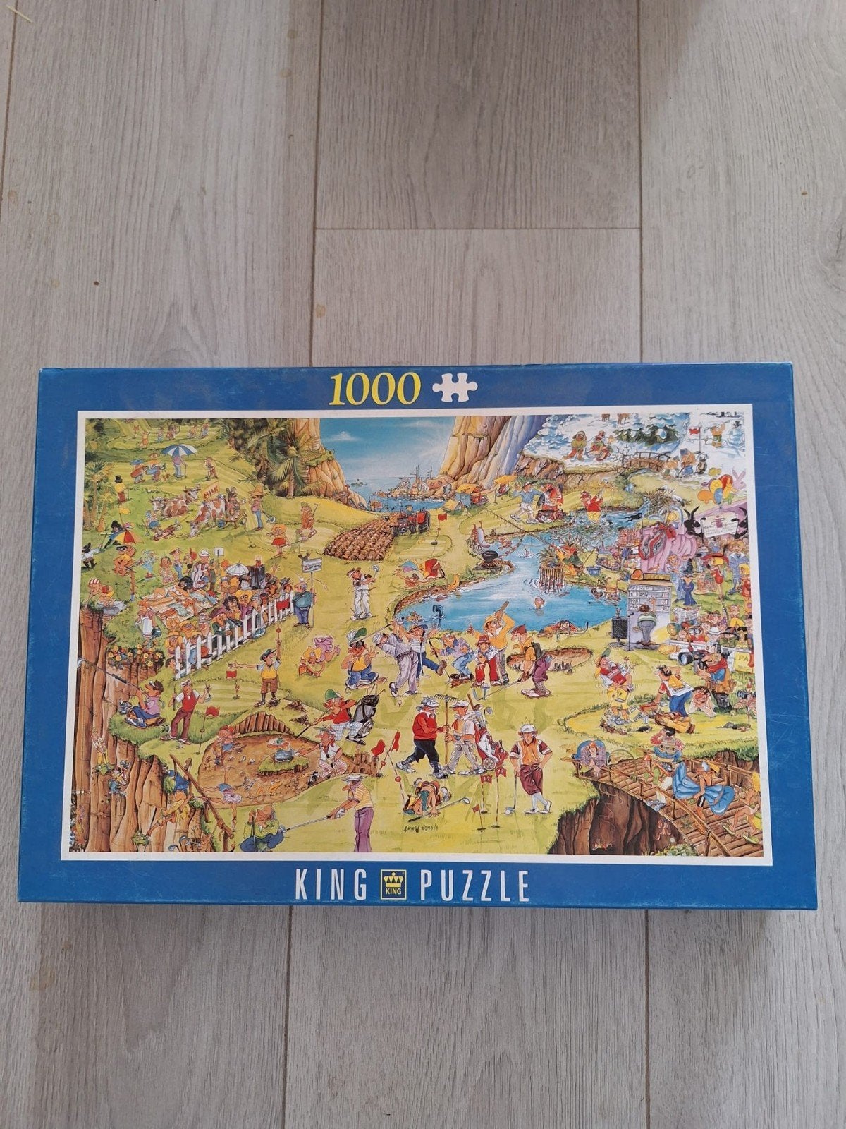Legpuzzels King goliath jumbo, Hobby en Vrije tijd, Denksport en Puzzels, Ophalen of Verzenden, 500 t/m 1500 stukjes, Gebruikt