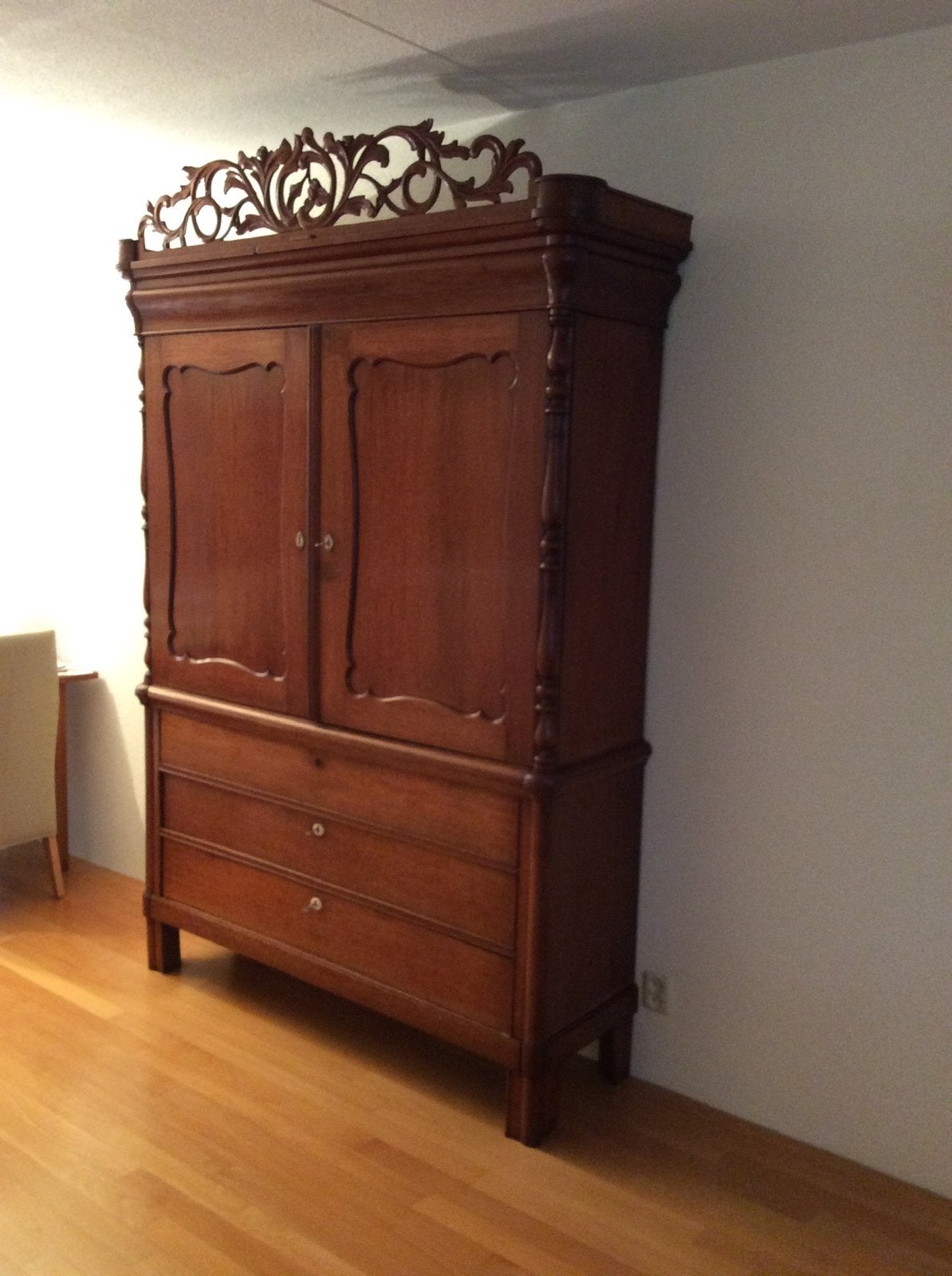 Eiken kabinet, Ophalen