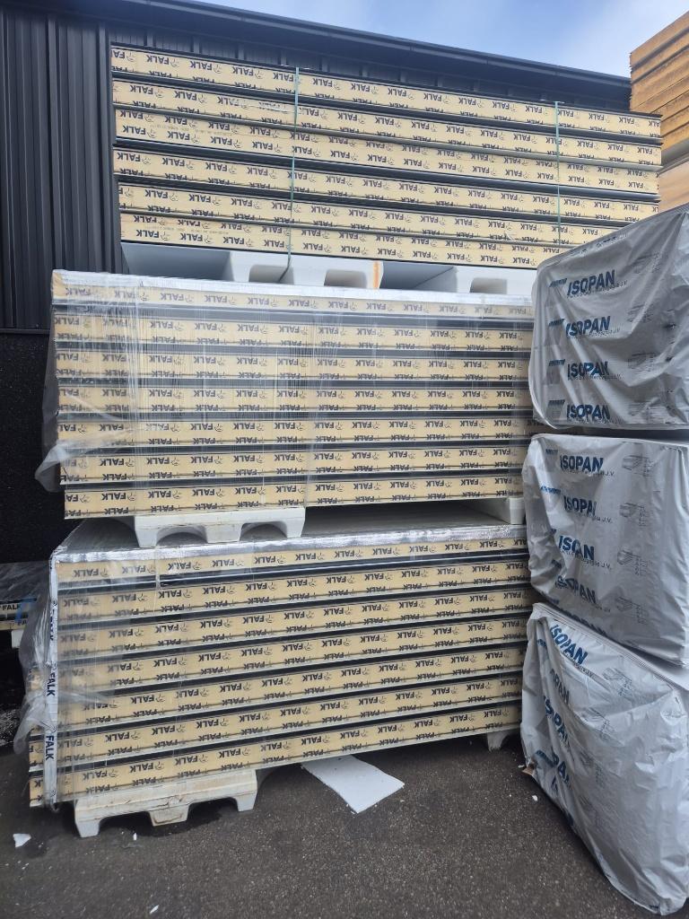 Restpartij |  Wand | Sandwichpanelen | WB160 FALK | Zwart, Doe-het-zelf en Verbouw, Platen en Panelen, Ophalen, Nieuw, Overige materialen