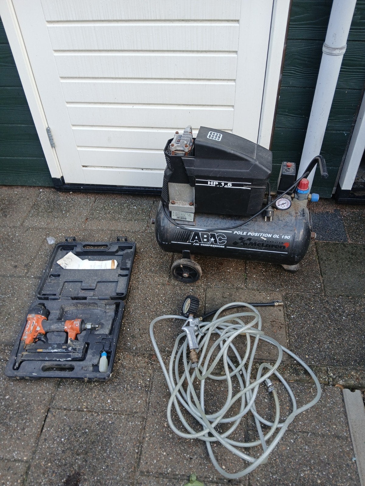 compressor, Gebruikt, Ophalen of Verzenden, Minder dan 200 liter/min, Minder dan 25 liter