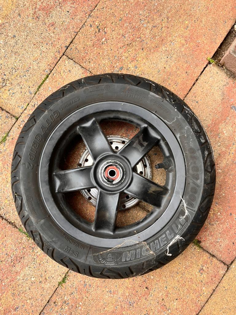 Zip voor velg, Fietsen en Brommers, Brommeronderdelen | Scooters, Ophalen, Overige typen, Piaggio