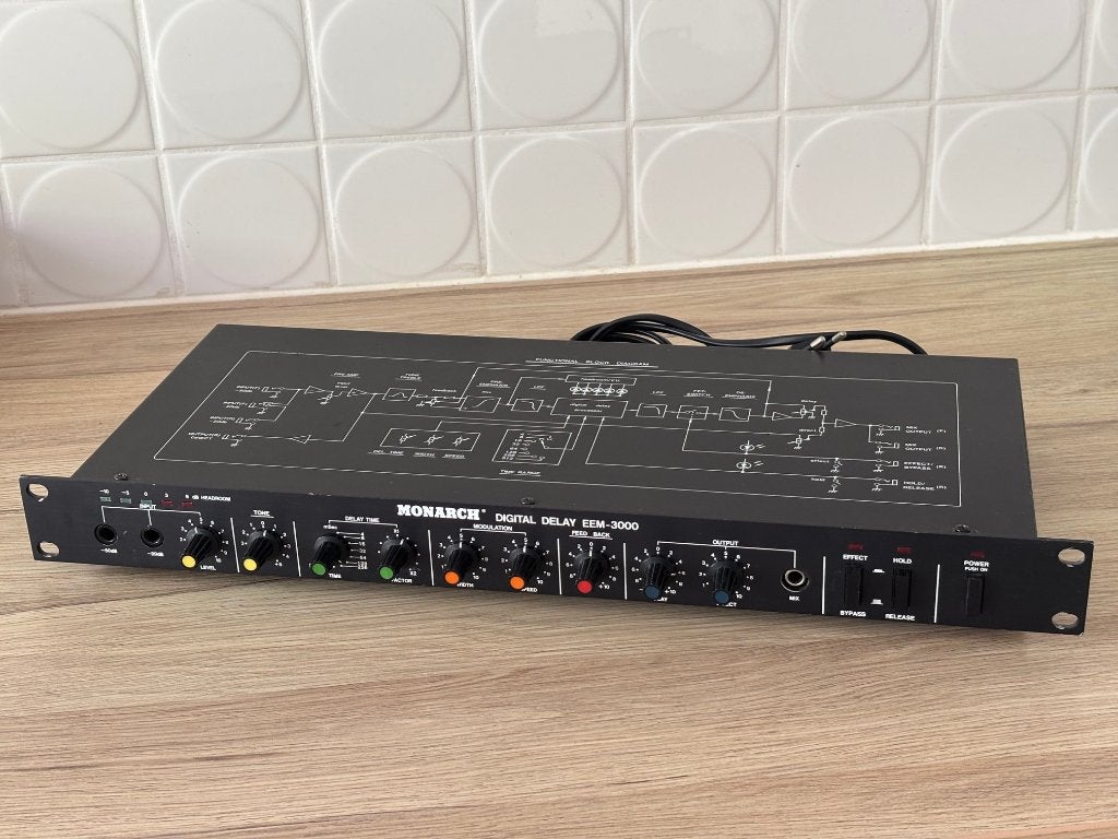 Vintage Monarch EEM-3000 digital delay, Muziek en Instrumenten, Ophalen of Verzenden, Gebruikt, Delay of Echo