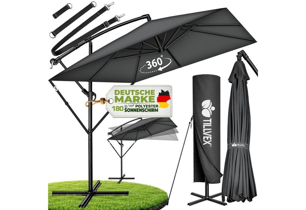Parasol nieuw, Tuin en Terras, Ophalen, -, Kantelbaar, -