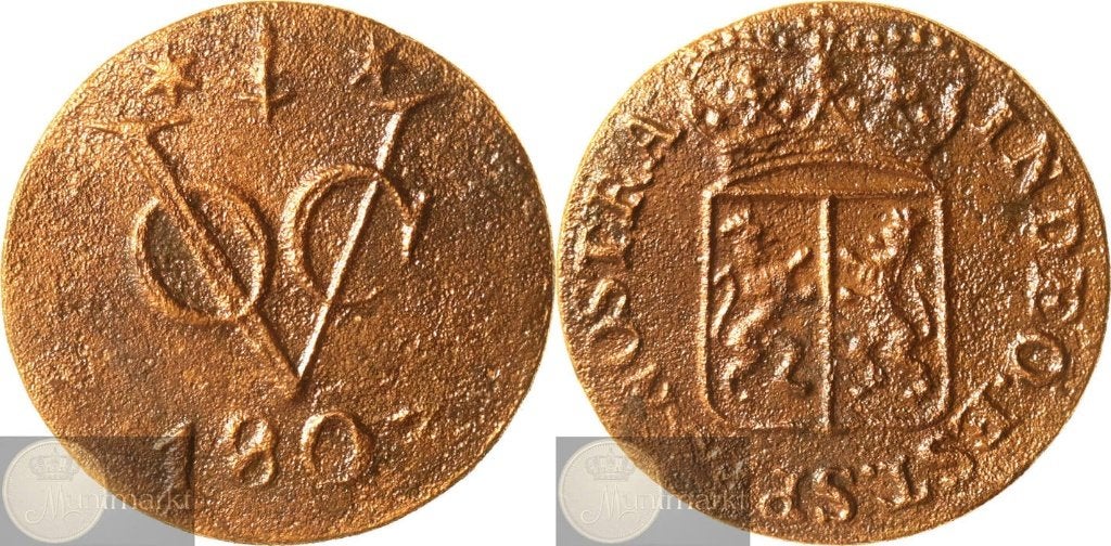 V.O.C. - Gelderland - Duit 1803 'Gelria', Ophalen of Verzenden, Vóór koninkrijk, Overige waardes, Losse munt
