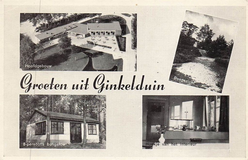 703-442-041 Leersum Hoofdgebouw Groeten uit Ginkelduin, Verzamelen, Verzenden, Voor 1920, Utrecht