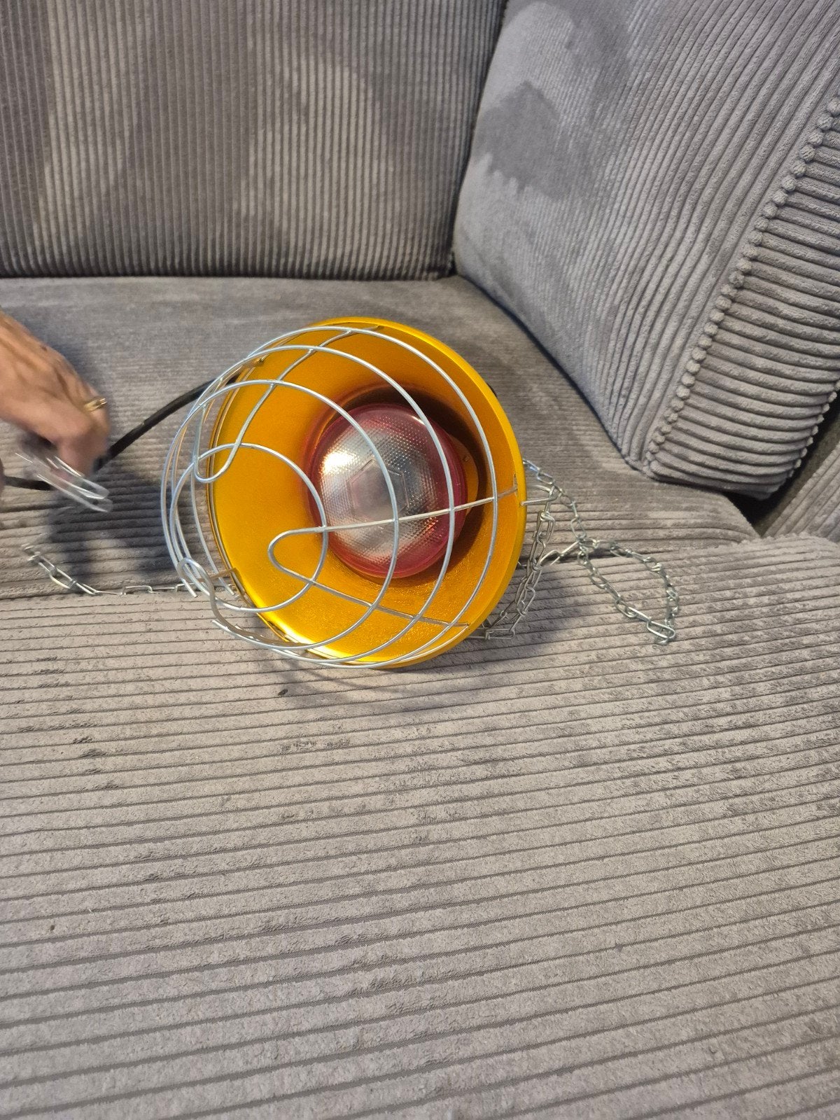 2 warmte lampen inclusief lamp die erin zit, Ophalen of Verzenden, Gebruikt