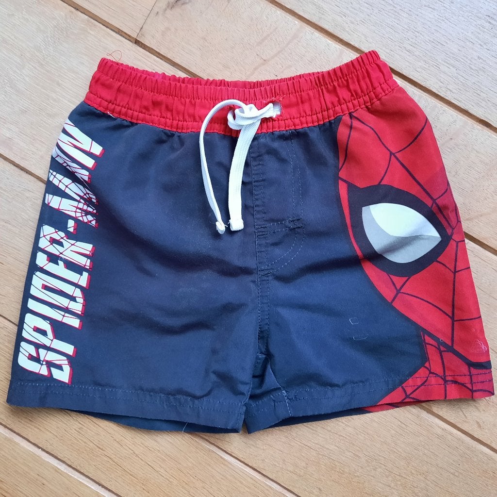Zwembroek bermuda rood blauw Spiderman maat 104/110, Ophalen of Verzenden, Jongen, Sport- of Zwemkleding