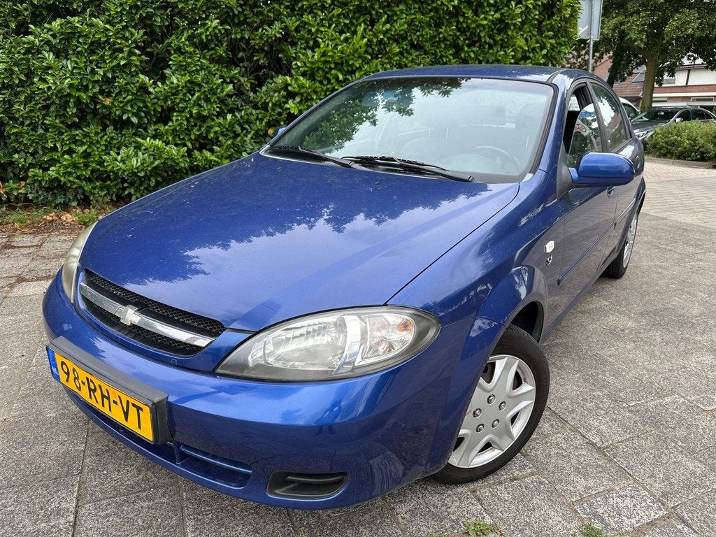 Chevrolet Lacetti MET NIEUW DIST RIEM, AIRCO & APK TOT 24-03, Voorwielaandrijving, Lacetti, Blauw, 610 kg