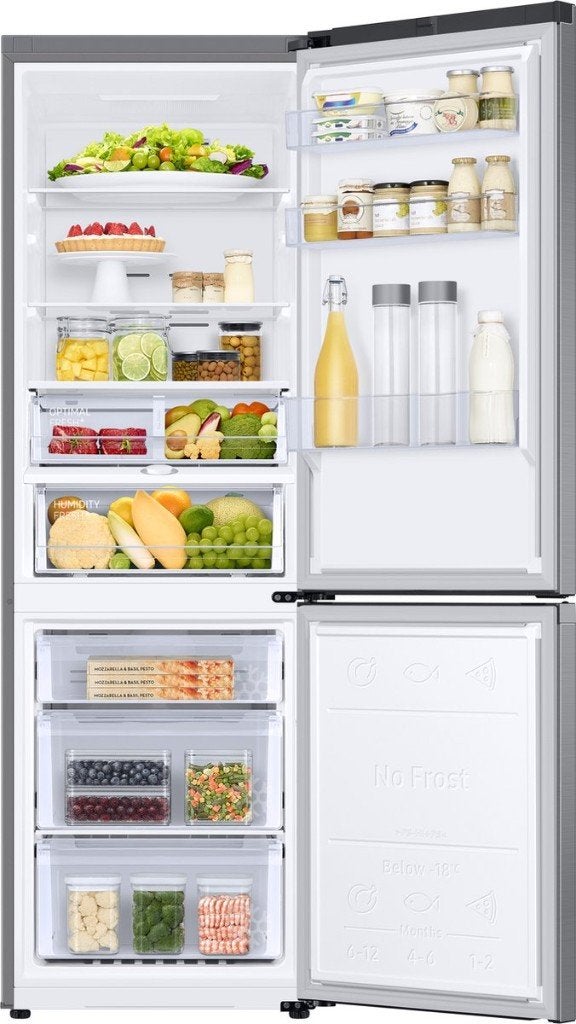 Samsung Koelkast Vries combinatie met Wi-Fi – Nieuw in doos, 200 liter of meer, 60 cm of meer, Nieuw, Energieklasse A of zuiniger