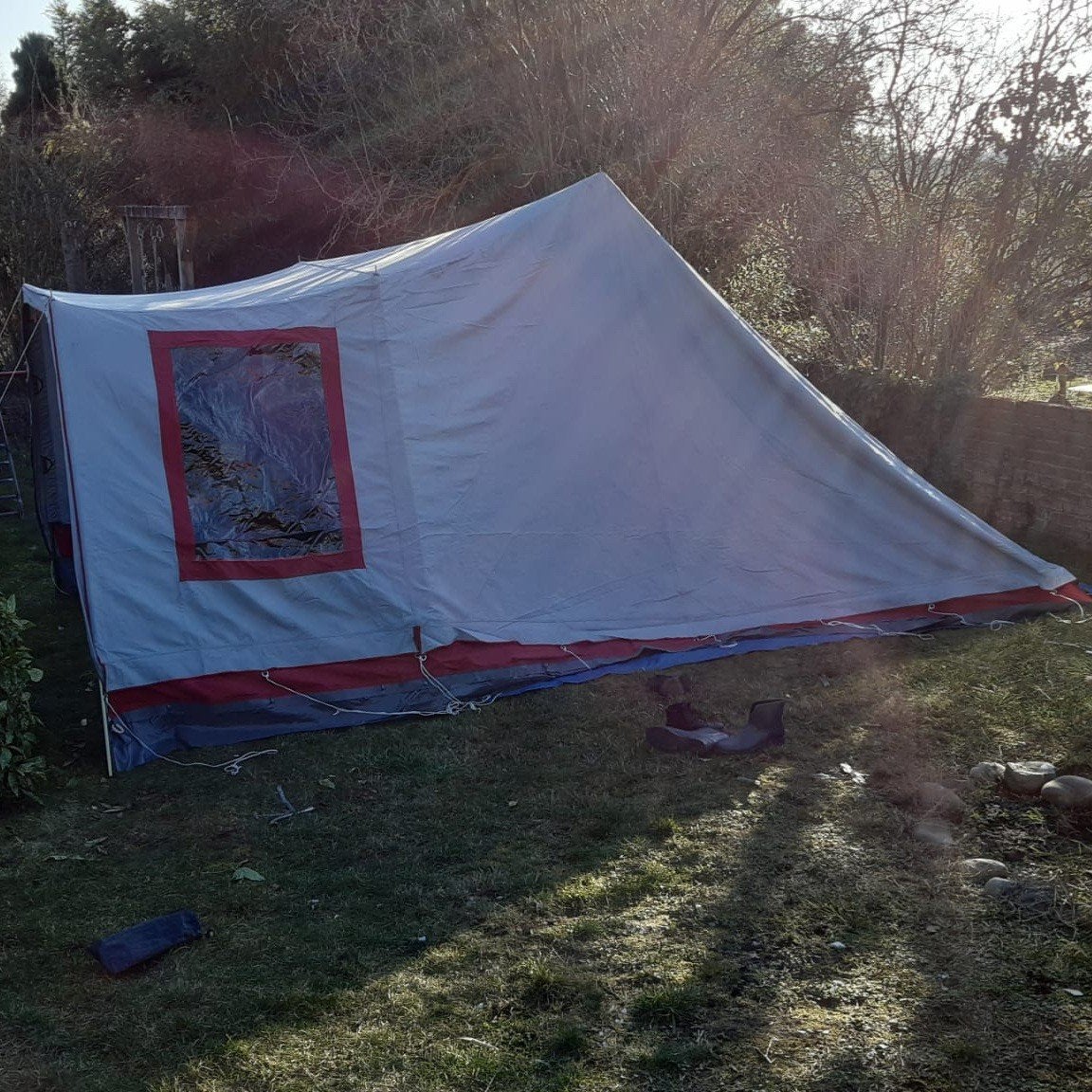 Kampeertent Brand Ten Cate doek - Slechts 3x gebruikt!, Caravans en Kamperen, Ophalen of Verzenden, Zo goed als nieuw