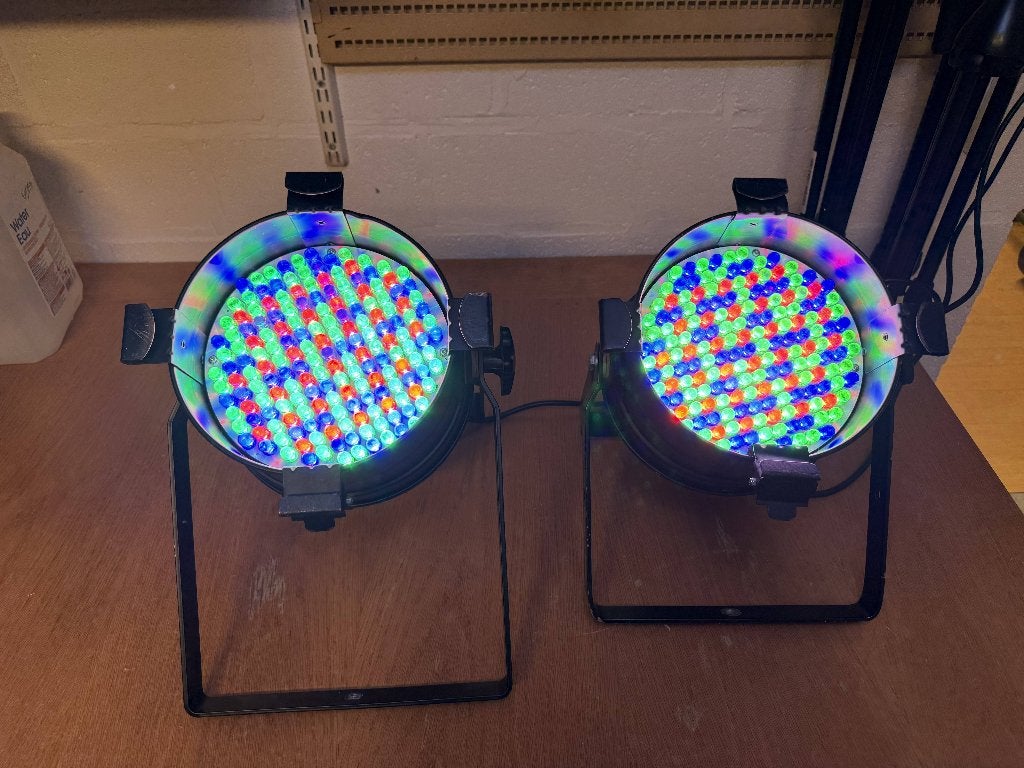 2x Krachtige LED par ADJ, Muziek en Instrumenten, Licht en Laser, Ophalen, Gebruikt, Licht