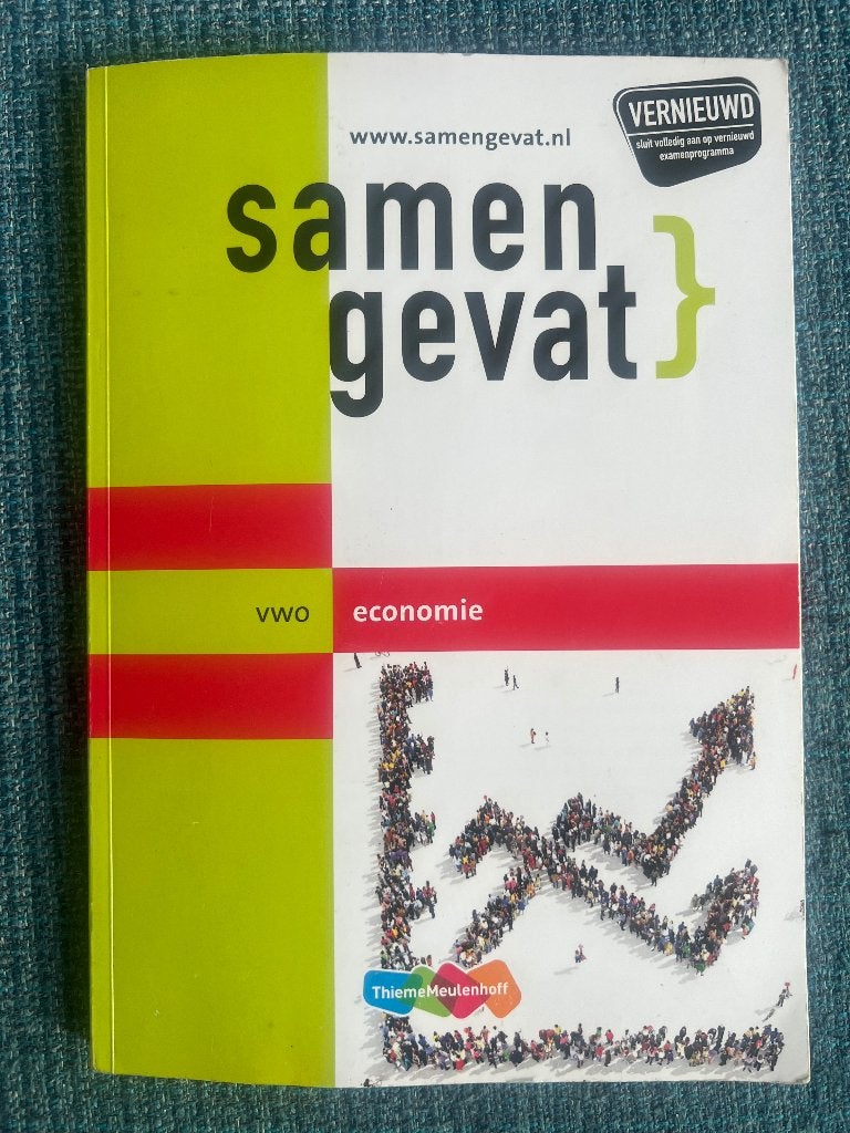 Samengevat economie vwo, Boeken, Schoolboeken, Ophalen, Zo goed als nieuw, VWO, Economie