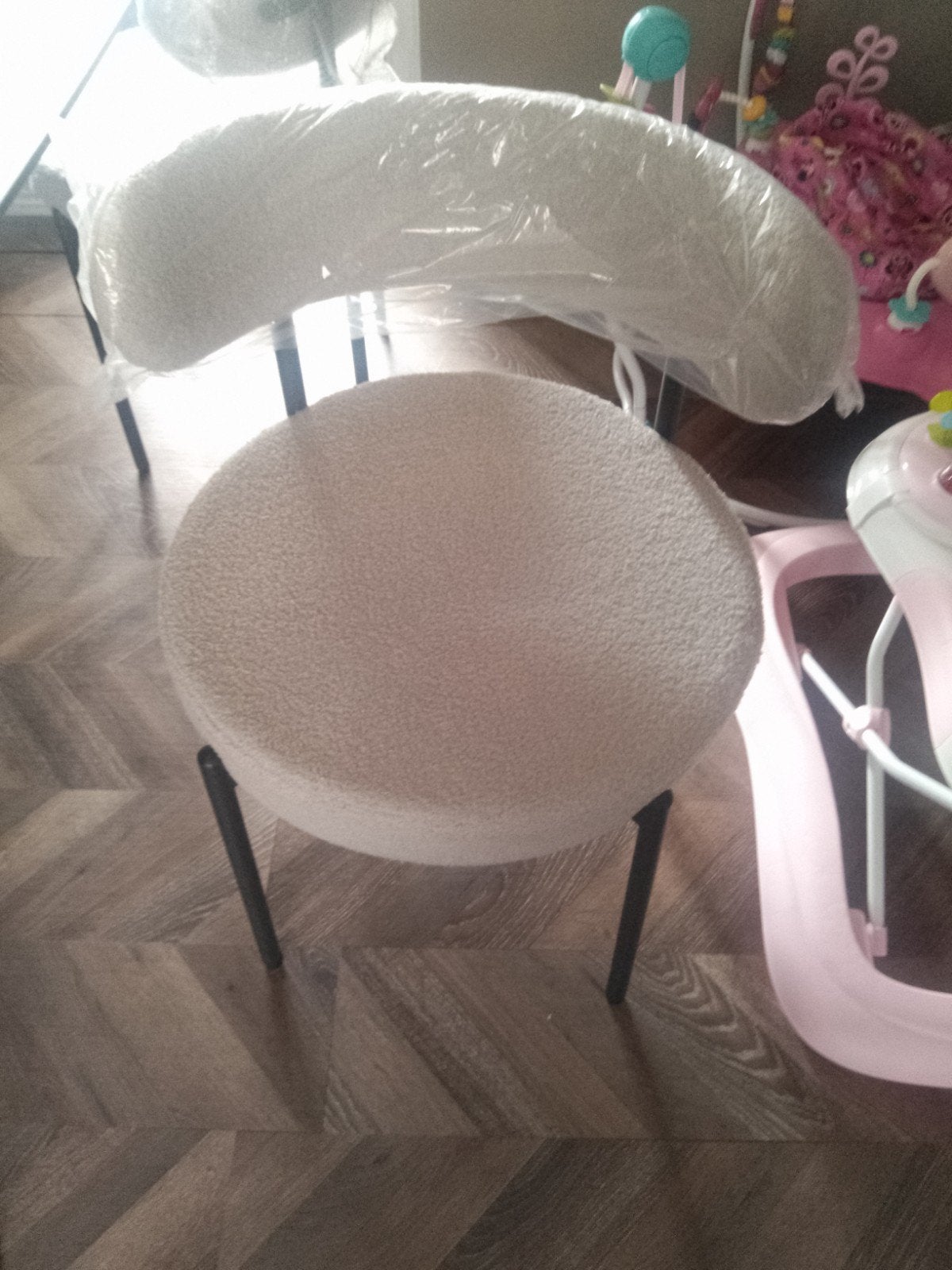 4 nieuwe stoelen japandi style, Ophalen, Japandi, Wit, Nieuw