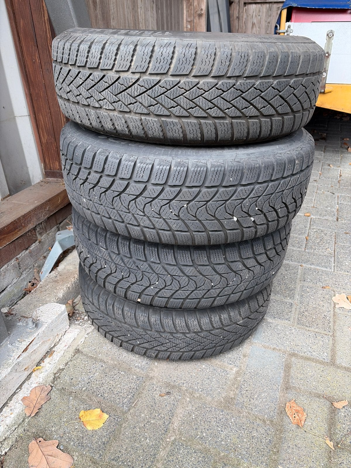Winterbanden met stalen velgen citroen c3, Ophalen, 14 inch, Gebruikt, 175 mm