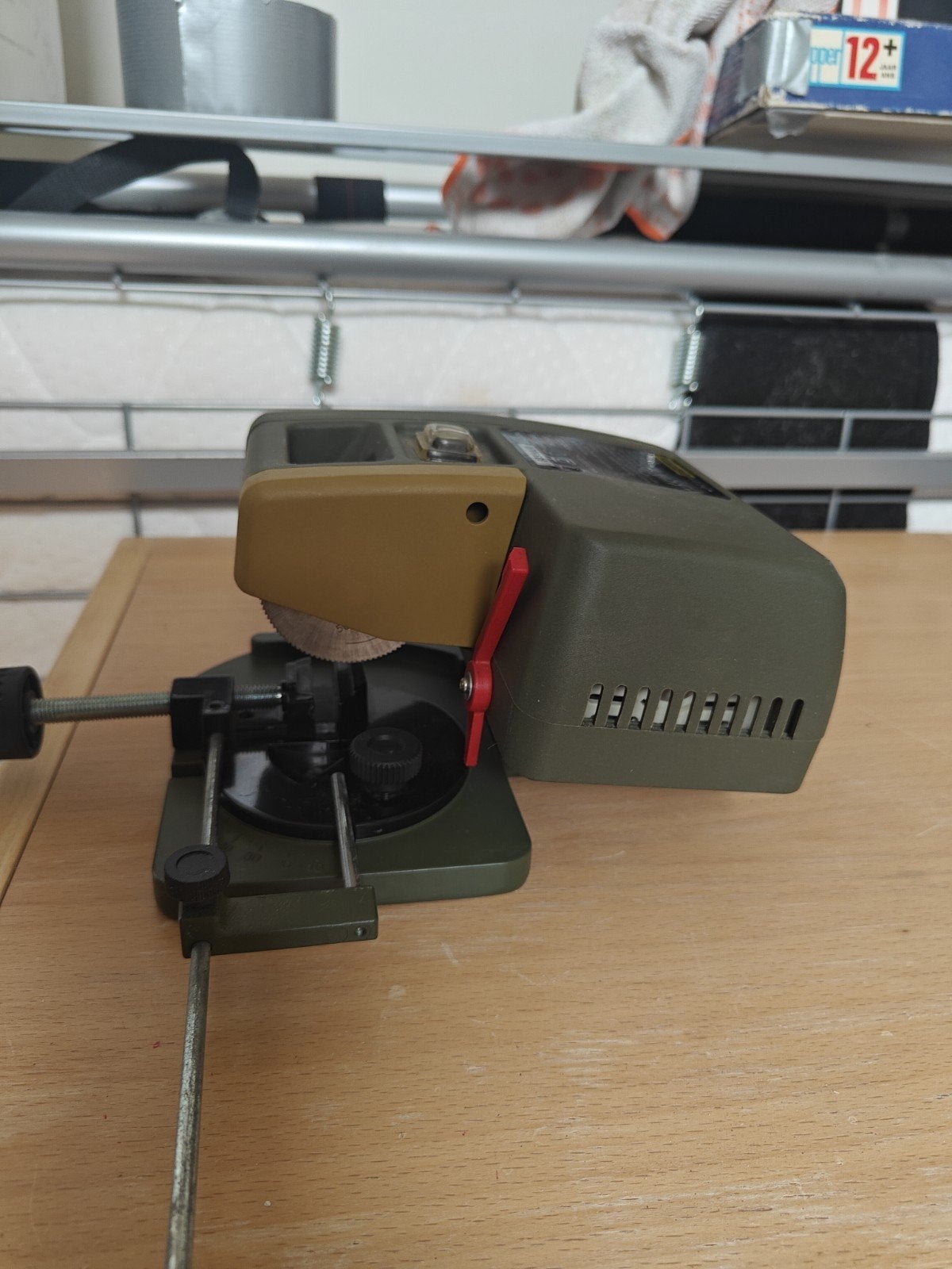 nieuwe Proxxon afkortzaag zie foto's verzendkosten koper, 70 mm of meer, Nieuw, Ophalen of Verzenden, Afkortzaag