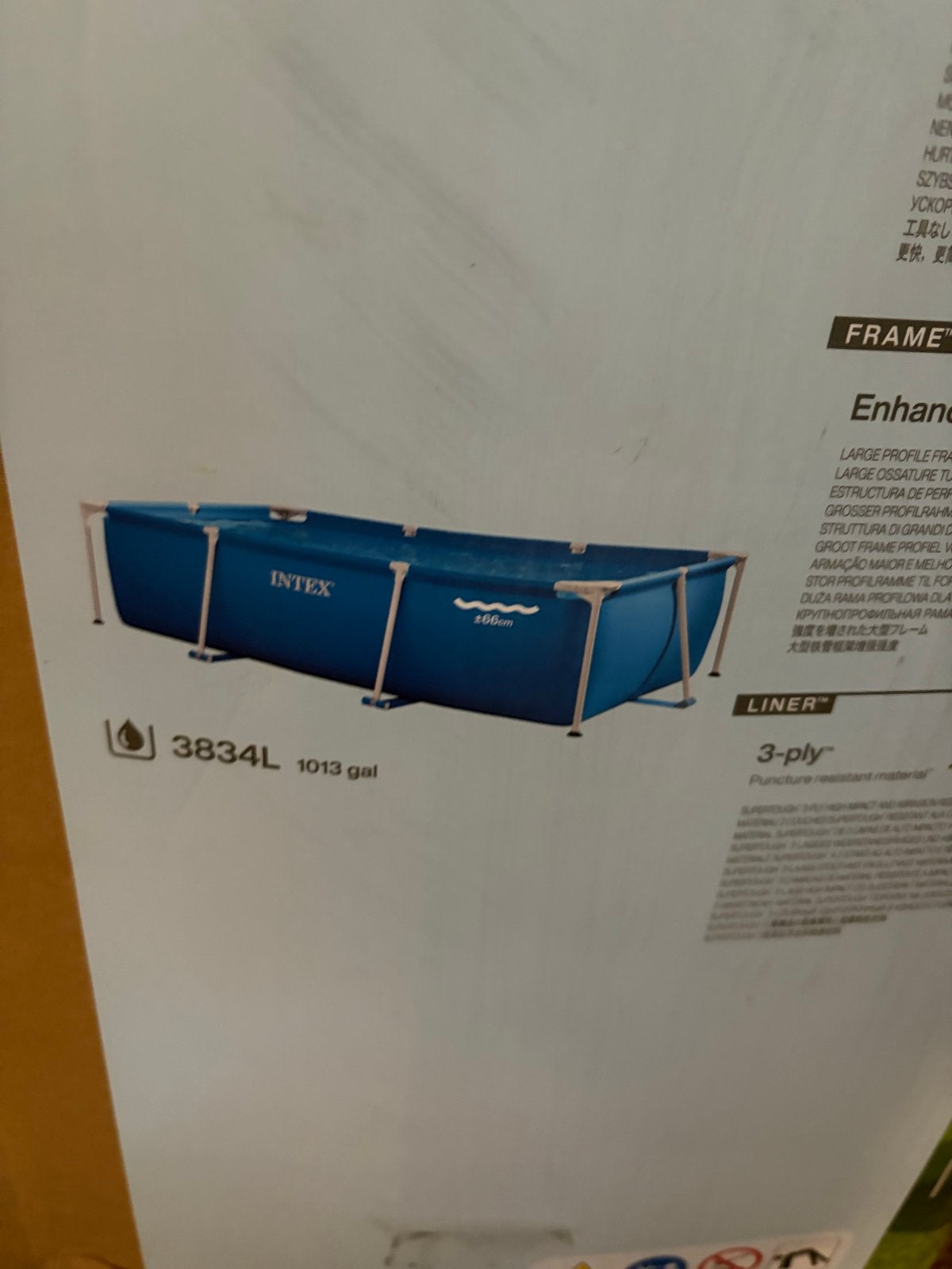 Intex Opzetzwembad met alle toebehoren en pomp, Ophalen, Gebruikt, Minder dan 80 cm, Minder dan 200 cm