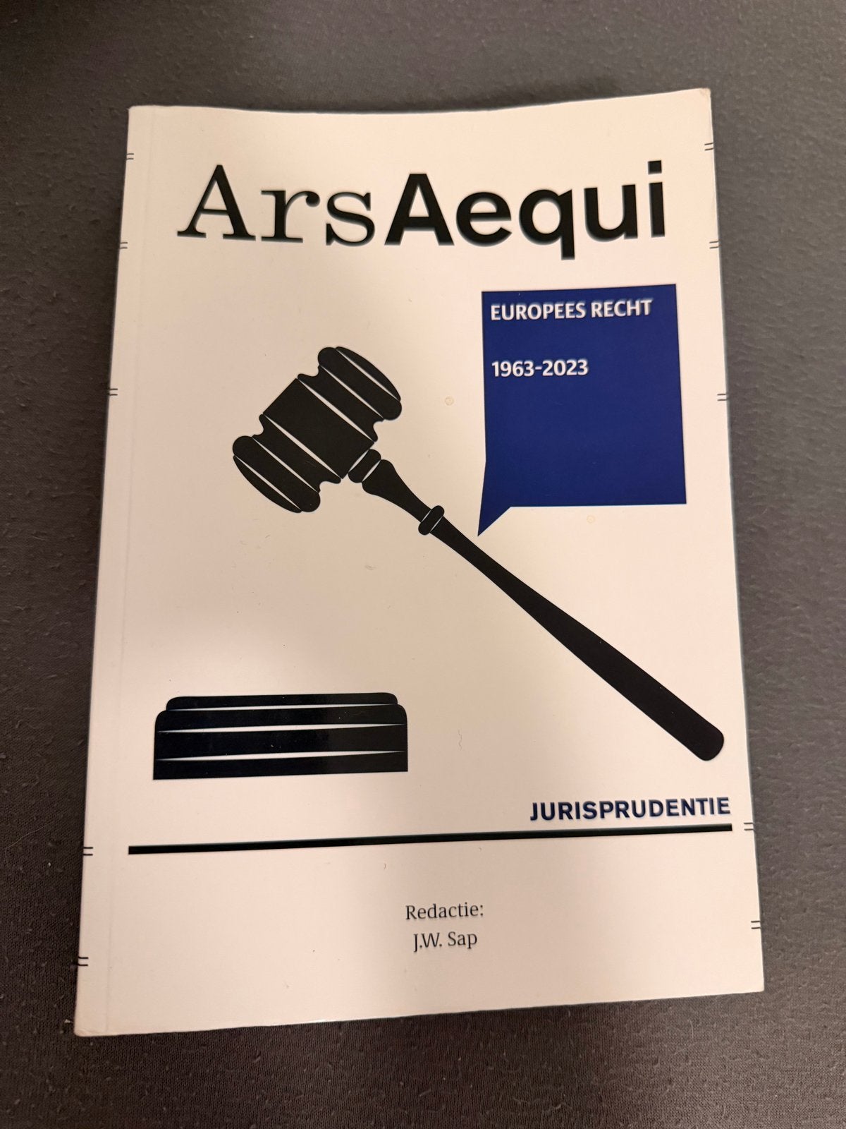 Ars Aequi Europees Recht Jurisprudentie 1963-2023, Boeken, Ophalen of Verzenden, Gamma, Zo goed als nieuw, WO