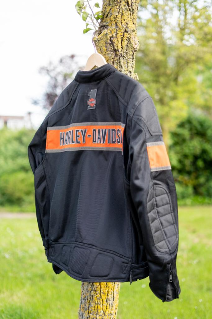 Harley-Davidson doorwaaijack - Zo goed als nieuw!, Motoren, Kleding | Motorkleding, Ophalen of Verzenden