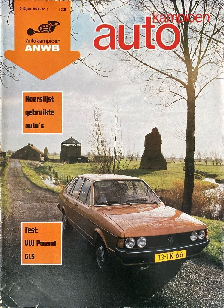 Autokampioen ANWB - VW Passat GLS Test (Jan 1978), Gelezen, ANWB, Ophalen of Verzenden, Volkswagen