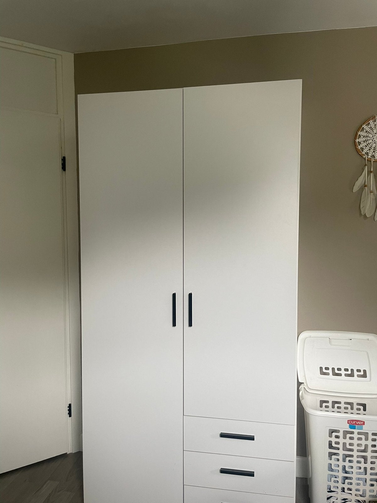 Kast wit, Huis en Inrichting, Ophalen, Gebruikt, 50 tot 100 cm, Minder dan 100 cm