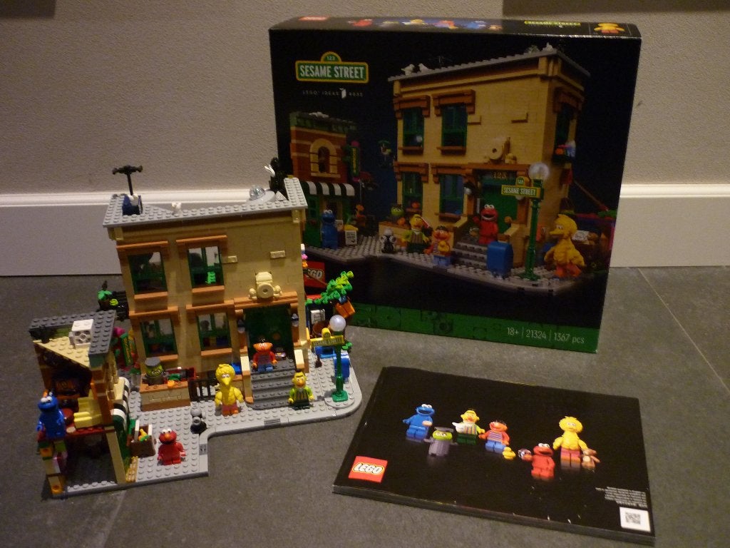 Lego 21324 123 Sesame Street., Lego, Compleet, Ophalen of Verzenden, Complete set