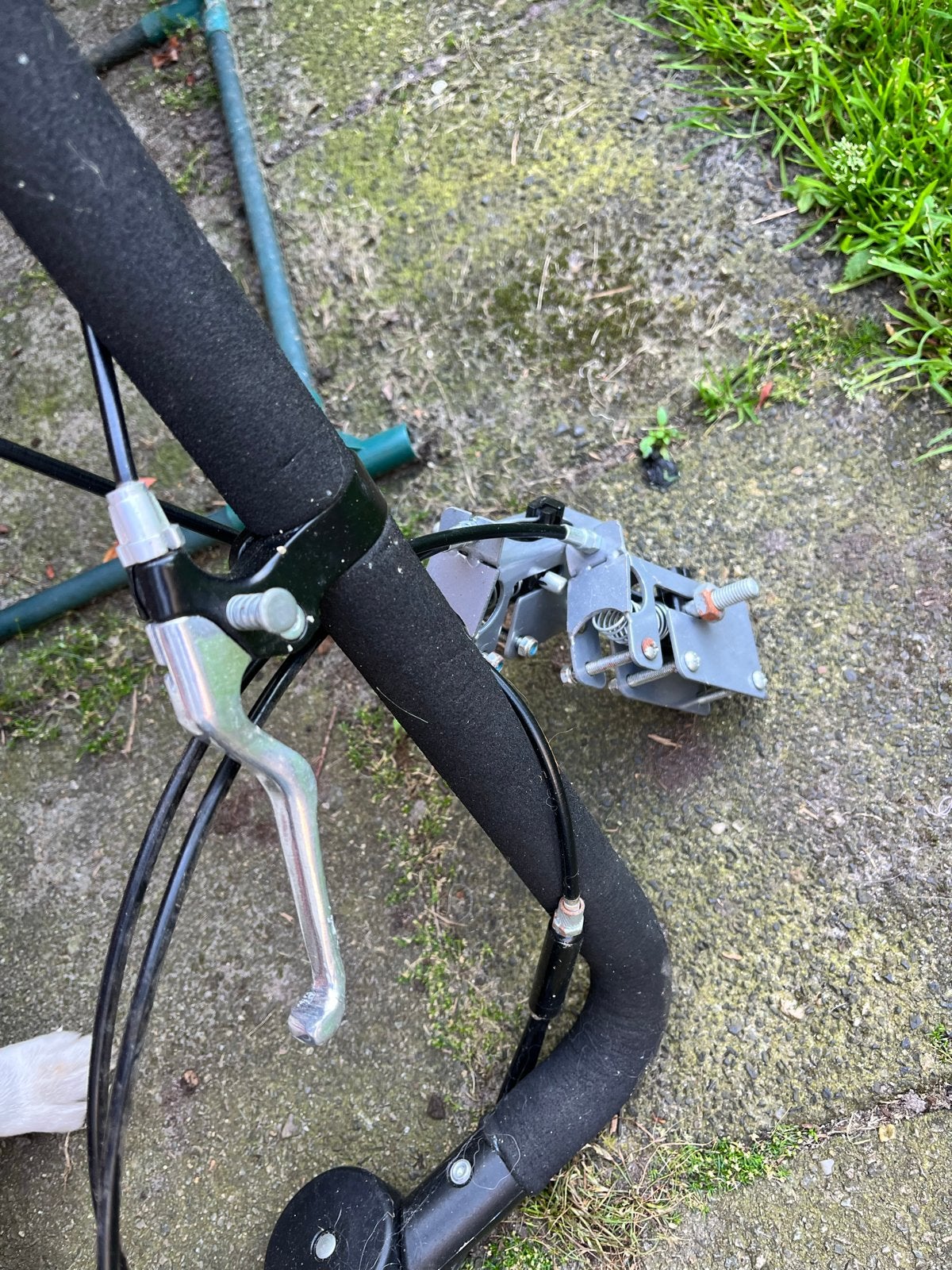 Hondenfietskar stuur/hendel met handrem, Ophalen, Gebruikt