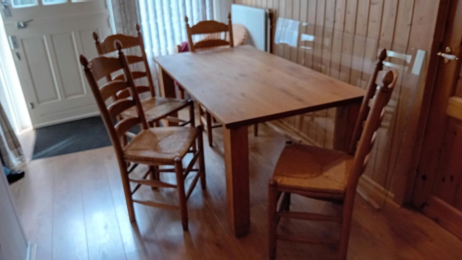 4 Hollandse knop stoelen als nieuw, Ophalen, Zo goed als nieuw, Hollands, 4 tot 6 stoelen