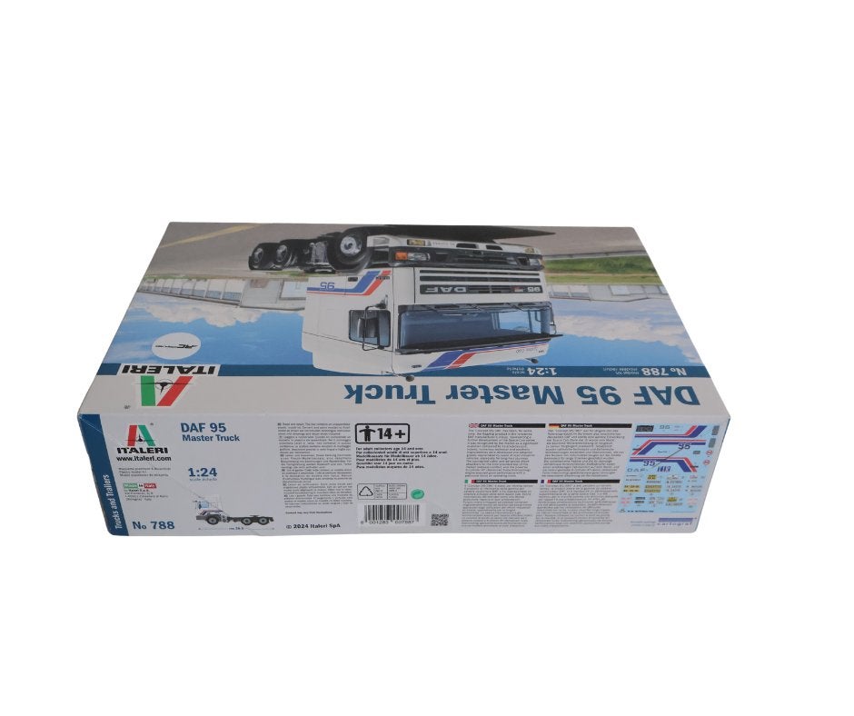 Italeri DAF 95 "MASTER TRUCK" ITA-0788 1/24, Italeri, Groter dan 1:32, Nieuw, Ophalen of Verzenden