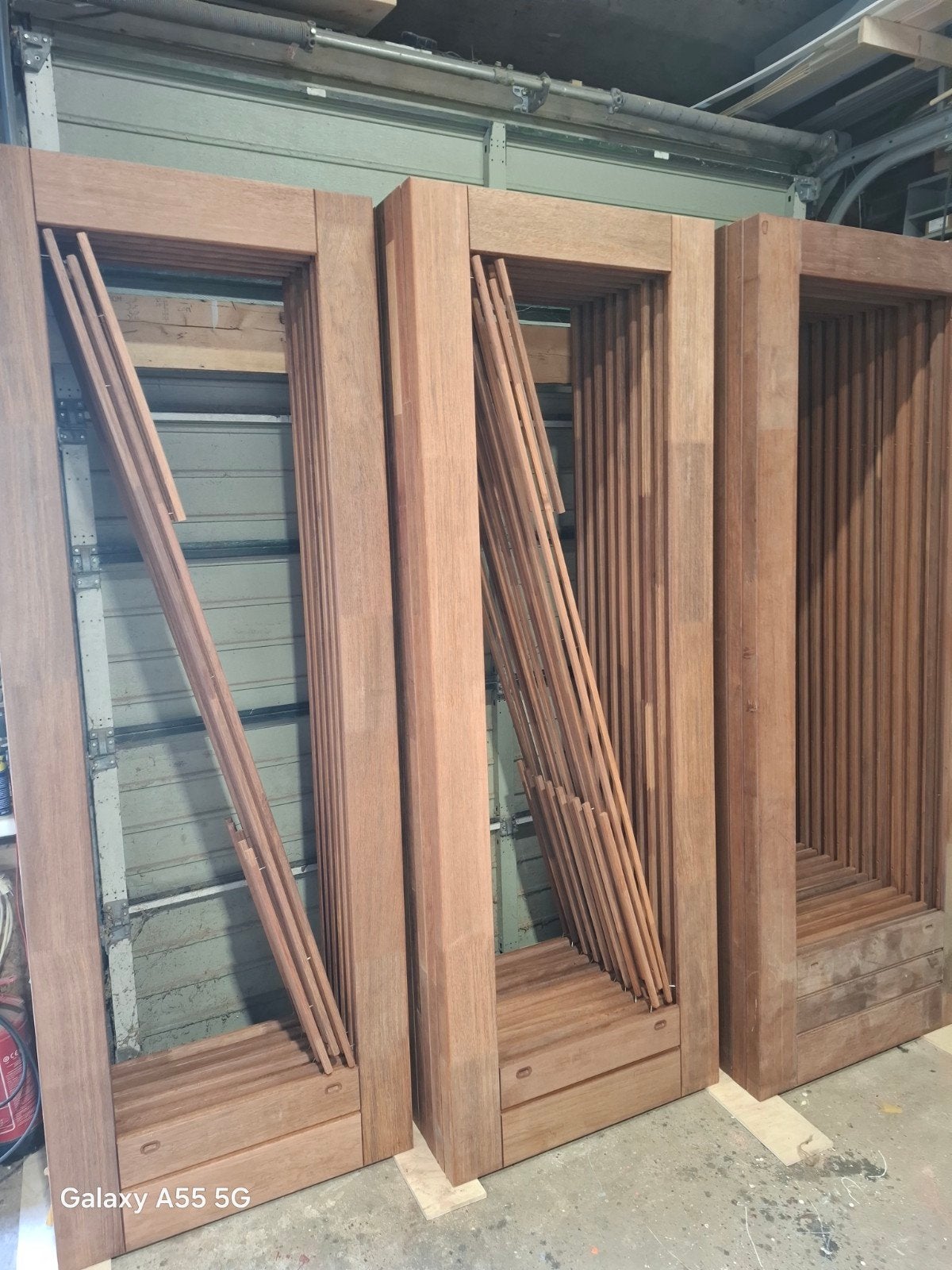 Hardhouten deuren, Ophalen, 80 tot 100 cm, 215 cm of meer, Nieuw