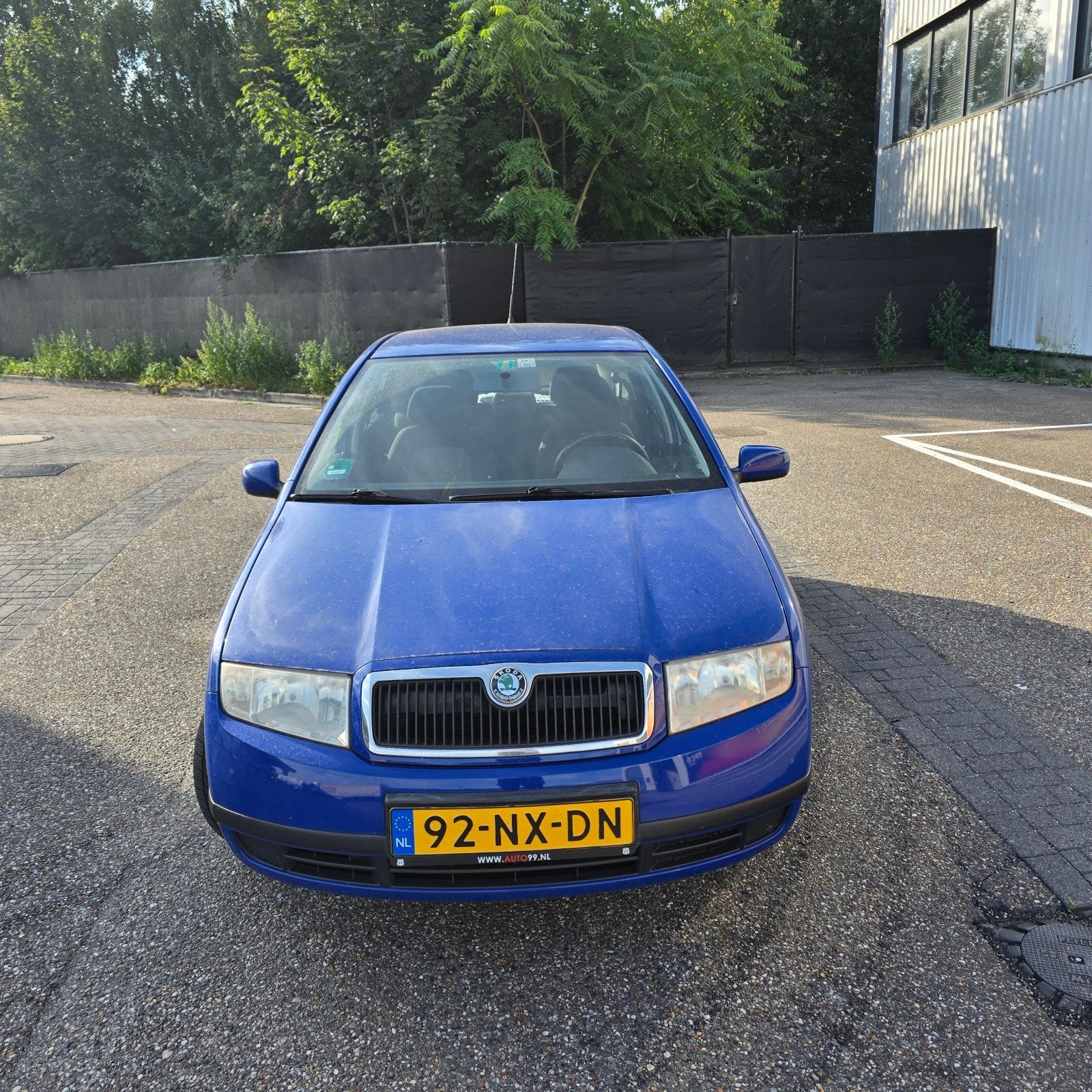 Skoda Fabia 1.4 55KW AUT 2004 Blauw, Auto's, Skoda, 450 kg, 74 pk, 4 cilinders, Blauw