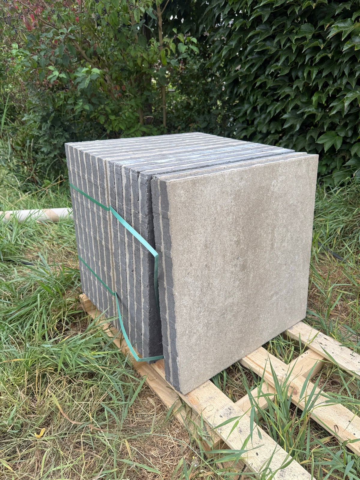 10 EXCLUTON Terrastegels 60x60x4 cm - Hornbach, Tuin en Terras, Ophalen, Nieuw, 5 tot 10 m², Beton