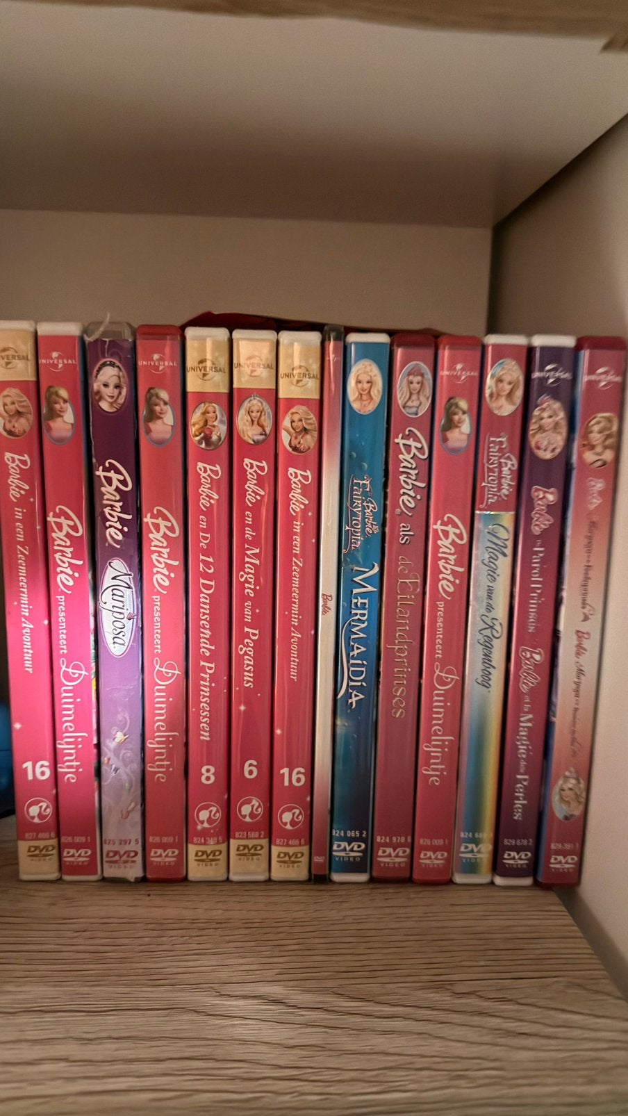 Grote Barbie DVD collectie, Ophalen, Gebruikt, Animatie, Verzamelbox