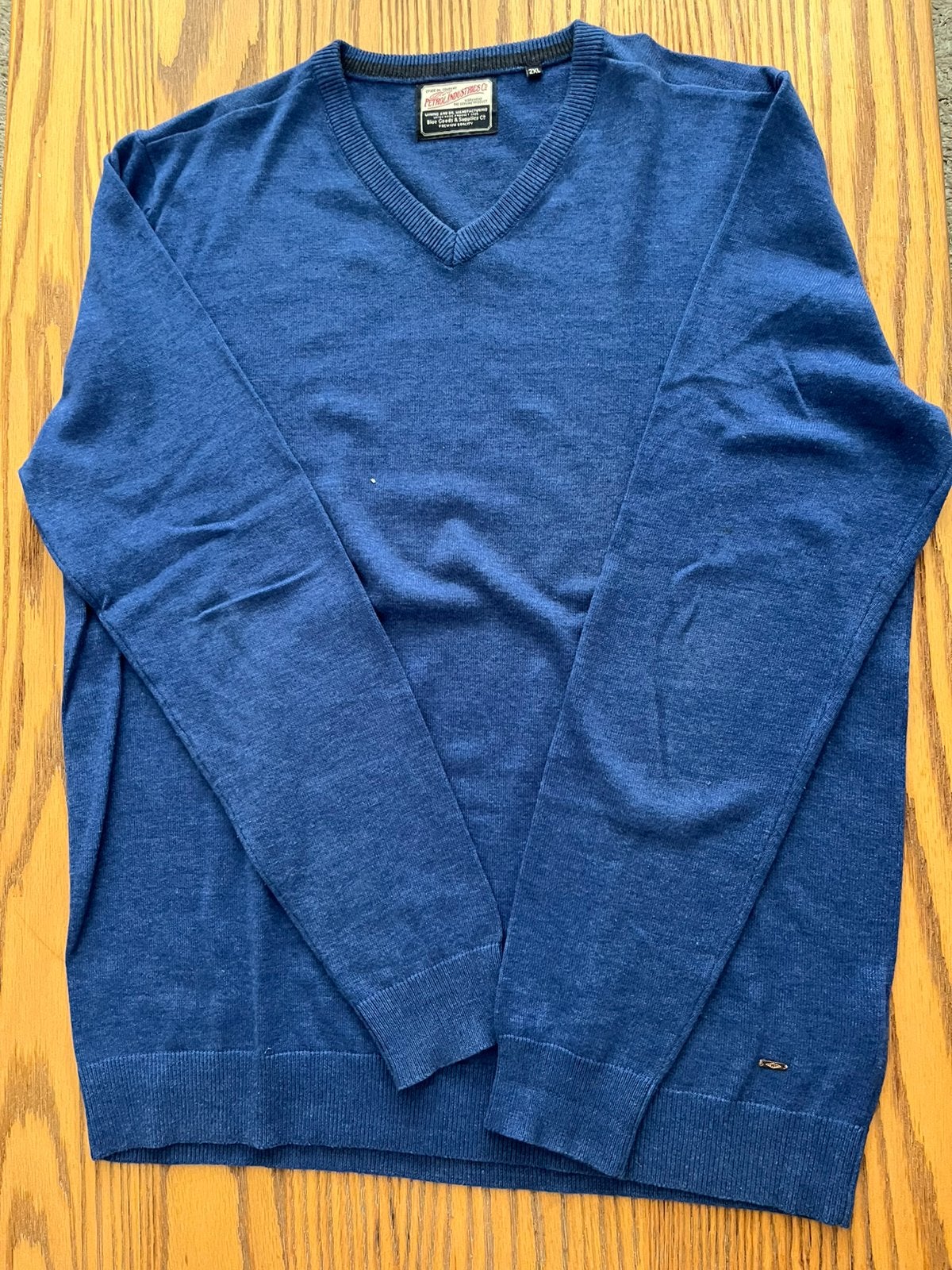 Petrol heren trui, Ophalen of Verzenden, Zo goed als nieuw, Overige maten, Blauw