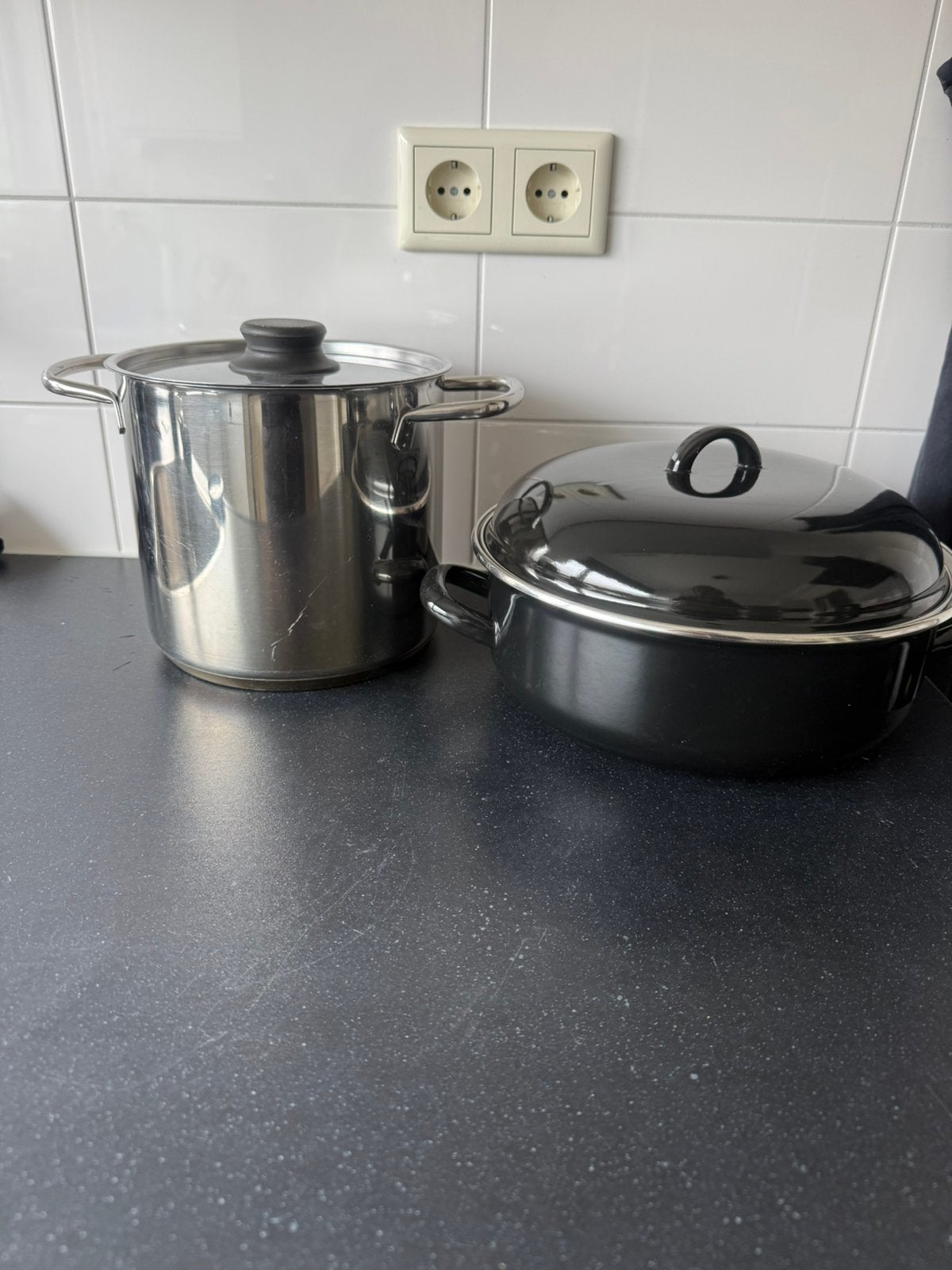 Soeppan braadpan, Ophalen, Zo goed als nieuw, Overige materialen, Pannenset
