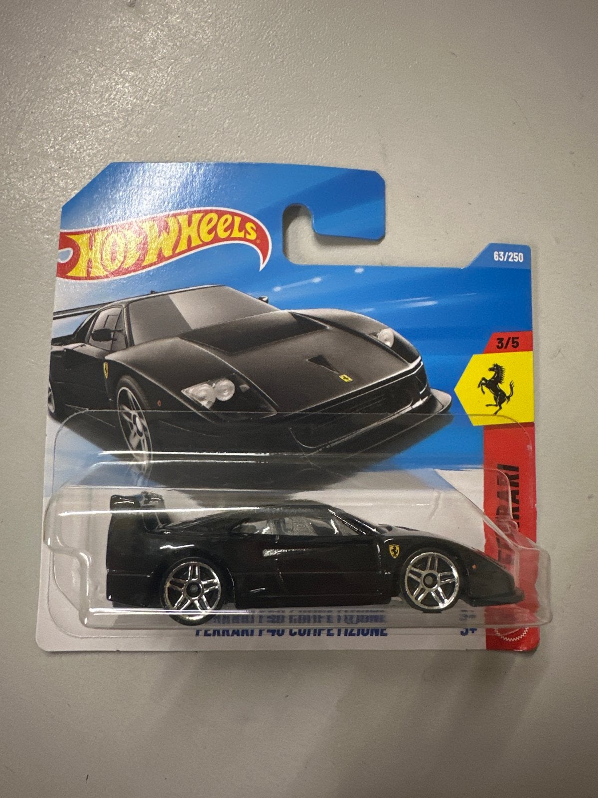 Hot Wheels Ferrari F40 Competizione Zwart Nieuw, Ophalen of Verzenden, Nieuw