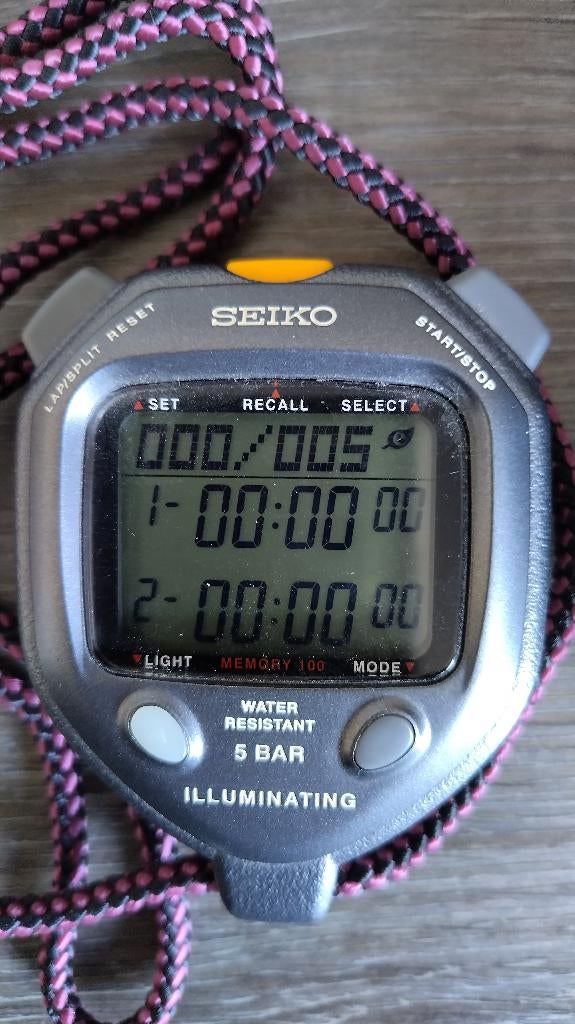 Seiko Stopwatch S2360P (Cal.S058), Overige merken, Overige typen, Ophalen of Verzenden, Zo goed als nieuw