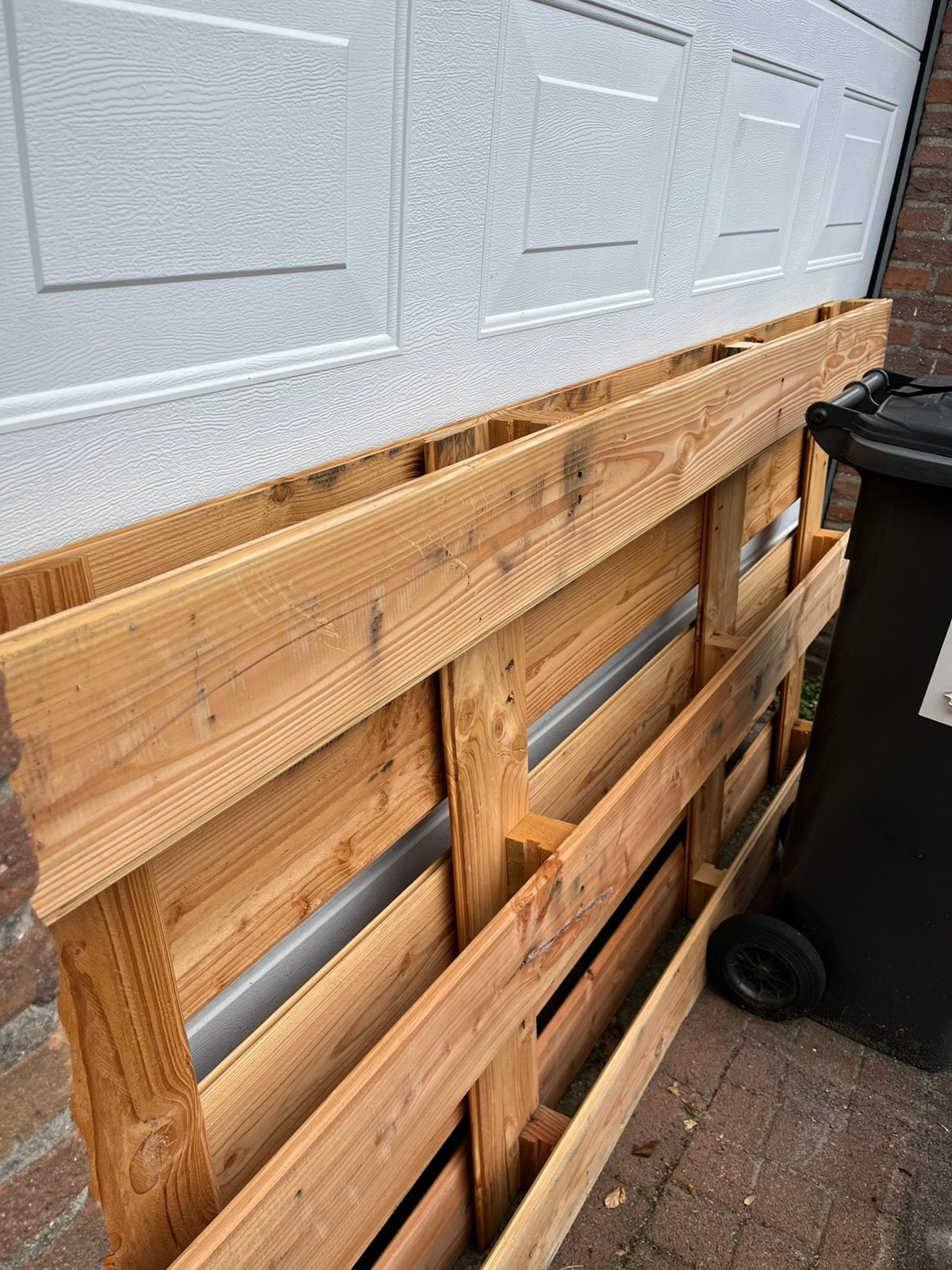 GRATIS houten pallet, Ophalen, Gebruikt