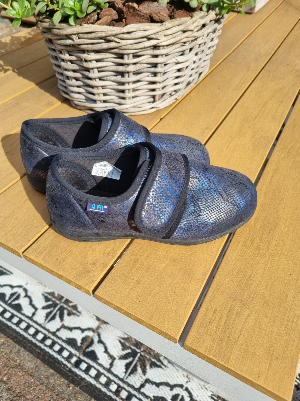 Verbandschoenen dames mt 37, Blauw, Ophalen of Verzenden, Sneakers of Gympen, Zo goed als nieuw