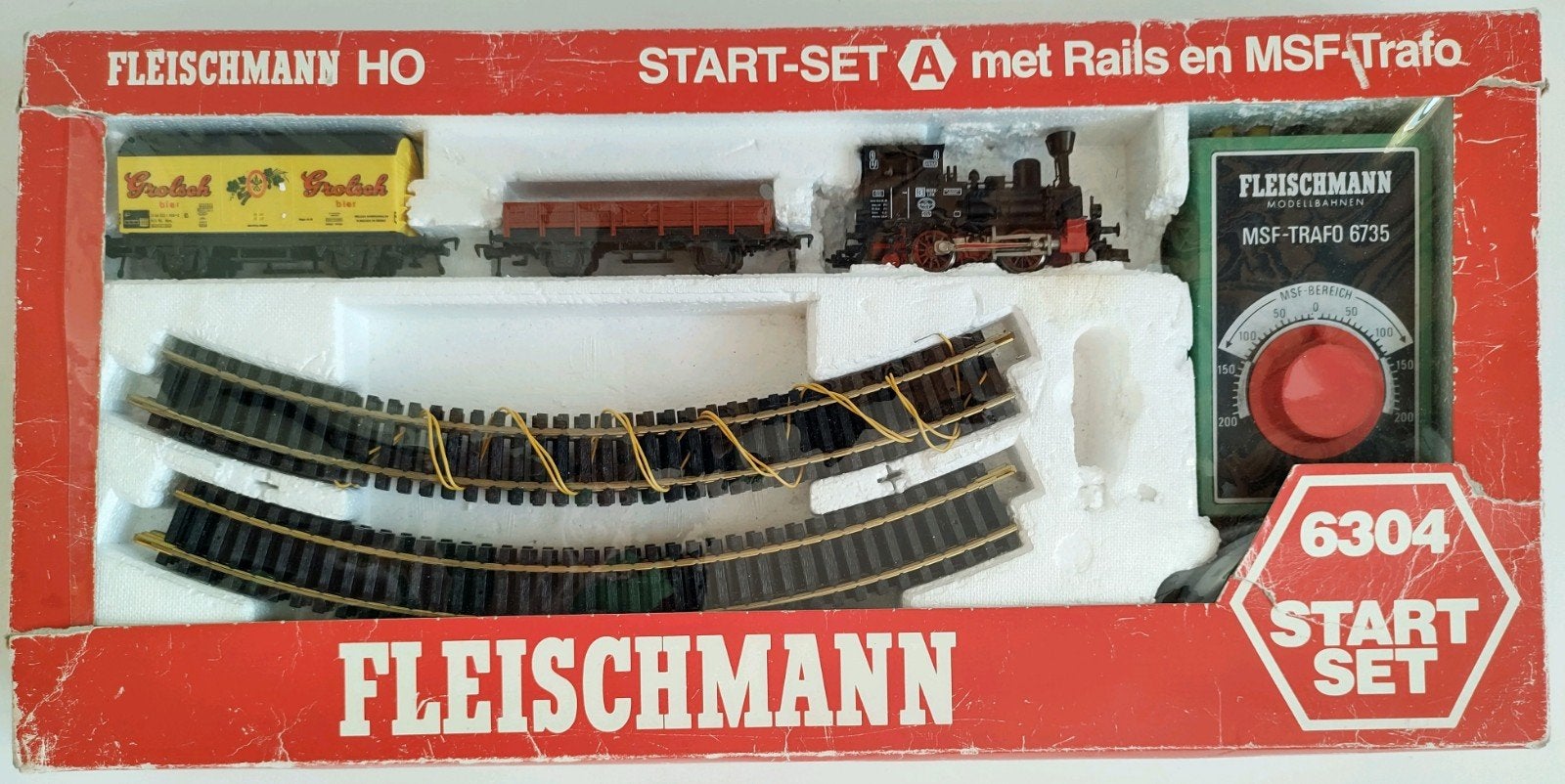 Fleischmann H0 6304 startset met locomotief Anna, Hobby en Vrije tijd, Gelijkstroom, Fleischmann, Ophalen of Verzenden, Analoog