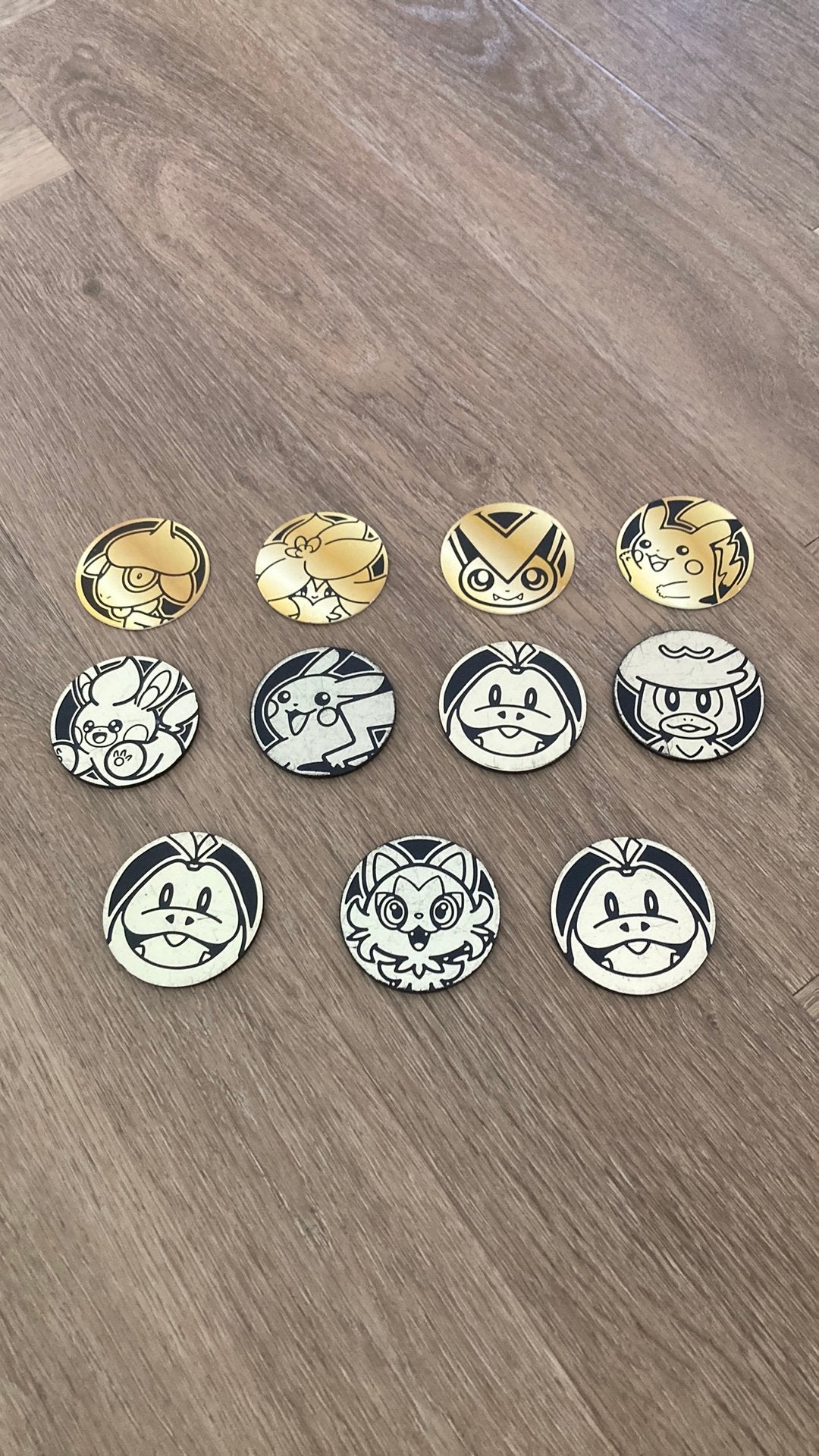 11 pokemonmunten, Ophalen, Gebruikt