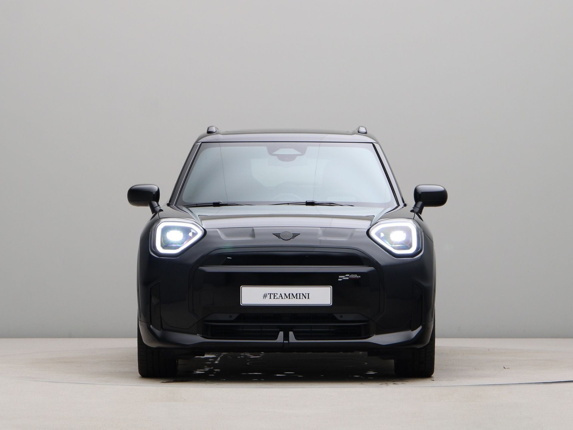 MINI Aceman E John Cooper Works Pakket M PRIVATE LEASE EUR 5, Auto's, Zwart, 4 stoelen, Zwart, Nieuw