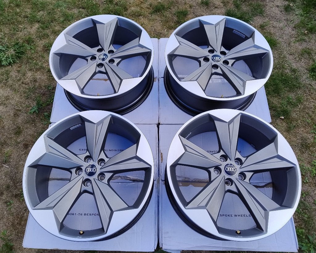 Audi Q4 E-tron 21 inch set RS/Audi Sport/Rotor Evo/Mat Brons, Ophalen, Velg(en), Nieuw, 21 inch