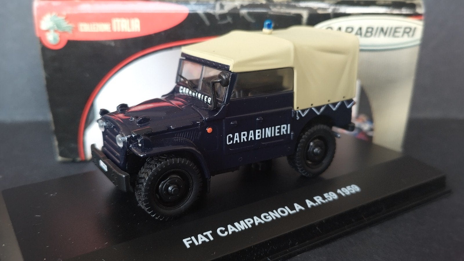 Fiat Campagnolo Carabinieri 1:43 Edison Giacatolli Pol, Overige merken, Auto, Verzenden, .